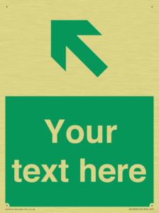 Custom Safe condition: Green Up left arrow